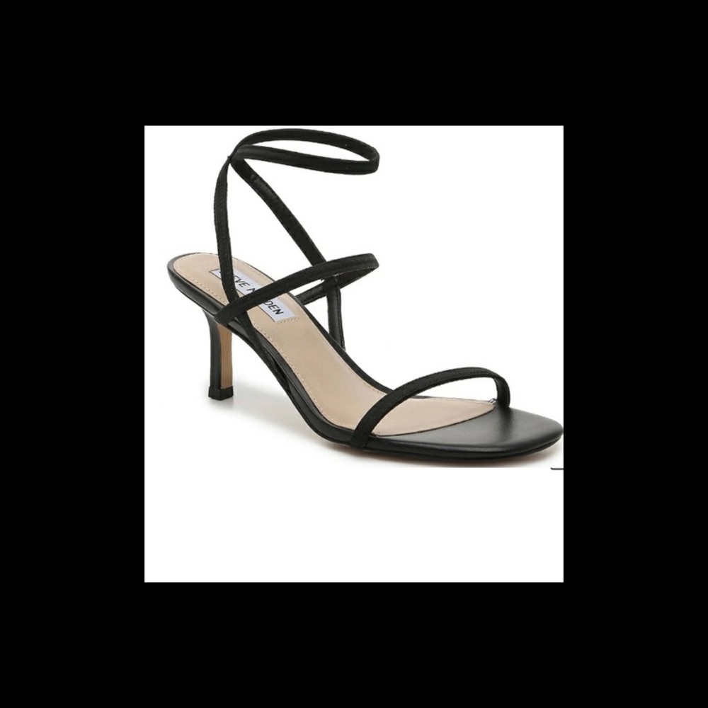 Steve Madden Meline Black Sandals 7.5